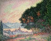 Paul Signac Forest near St. Tropez Germany oil painting artist